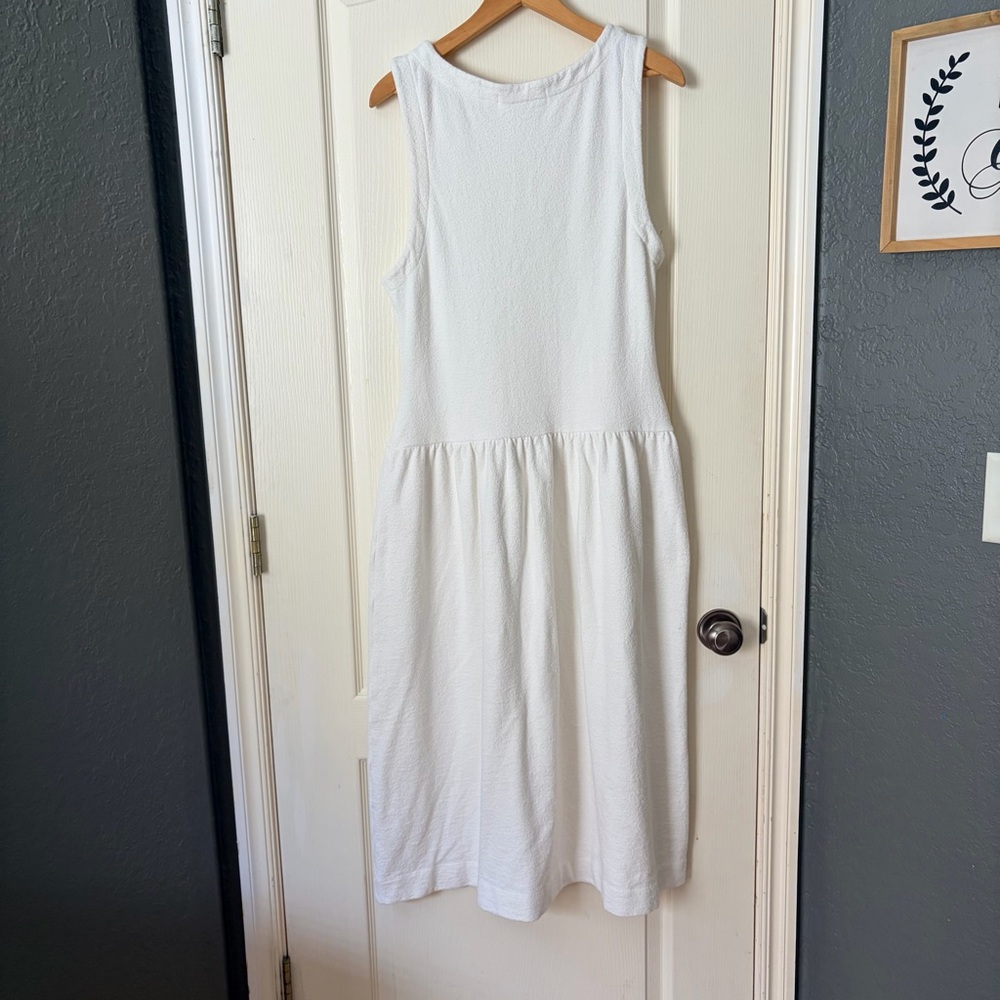 Free People Beach Terry Cloth Sleeveless Maxi Dress, Bathing Suit Cover, Large - Picture 4 of 11